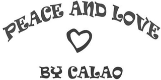 Logo Peace and Love by Calao