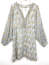 Lade das Bild in den Galerie-Viewer, KLEID BLAU GOLD SOFIE SCHNOOR