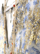 Lade das Bild in den Galerie-Viewer, KLEID BLAU GOLD SOFIE SCHNOOR