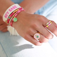 Lade das Bild in den Galerie-Viewer, RING HAMSA PINK LOVE IBIZA RINGGRÖSSE 17-21