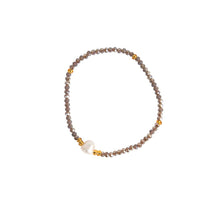 Lade das Bild in den Galerie-Viewer, MAJOIE ARMBAND PERLE GRAU