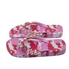 Lade das Bild in den Galerie-Viewer, MOO'ILO FLIPIS CAMOUFLAGE PINK PEACE