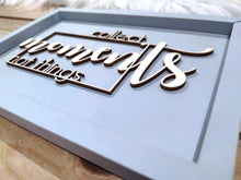 Lade das Bild in den Galerie-Viewer, 3D STATEMENT BILD "COLLECT MOMENTS NOT THINGS" SIZE L - hippie style and more