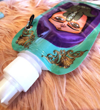Lade das Bild in den Galerie-Viewer, FALTBARE TRINKFLASCHE FATIMA HAND PEACE AQUA LICIOUS - hippie style and more