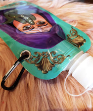Lade das Bild in den Galerie-Viewer, FALTBARE TRINKFLASCHE FATIMA HAND PEACE AQUA LICIOUS - hippie style and more