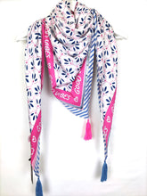 Lade das Bild in den Galerie-Viewer, SCHAL TUCH DREIECK ORGANIC BAMBOO NORDIC & LEO MIX