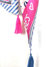 Lade das Bild in den Galerie-Viewer, SCHAL TUCH DREIECK ORGANIC BAMBOO NORDIC & LEO MIX