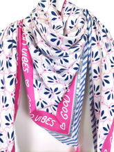 Lade das Bild in den Galerie-Viewer, SCHAL TUCH DREIECK ORGANIC BAMBOO NORDIC & LEO MIX