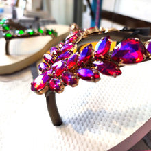 Lade das Bild in den Galerie-Viewer, CHANCLAS ADELA DIAMOND PINK GLAMOUROUS LINE SIMONE HERRERA
