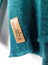 Lade das Bild in den Galerie-Viewer, PULLOVER STARS OF IBIZA "HIPPIE LOVE" GRÜN PINK ONE SIZE