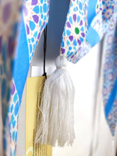 Lade das Bild in den Galerie-Viewer, SCHAL TUCH DREIECK 100% ORGANIC BAMBOO "RIANE" BLAU