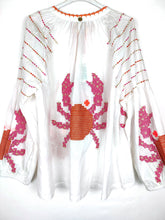 Lade das Bild in den Galerie-Viewer, S23 322 BLOUSE ORGANIC PLACE DU SOLEIL