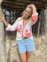 Lade das Bild in den Galerie-Viewer, S23 322 BLOUSE ORGANIC PLACE DU SOLEIL