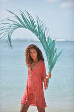 Lade das Bild in den Galerie-Viewer, TUNIKA EBONY MOONSTONE HOT CORAL HOT LAVA