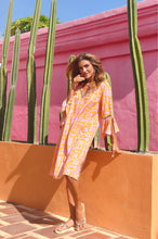 Lade das Bild in den Galerie-Viewer, TUNIC BON BINI ART DECO HOT LAVA
