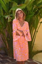 Lade das Bild in den Galerie-Viewer, TUNIC BON BINI ART DECO HOT LAVA
