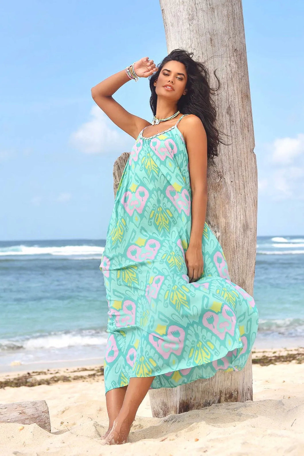 DRESS ANNA LAGUNA HOT LAVA