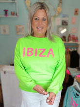 Lade das Bild in den Galerie-Viewer, MISS GOODLIFE ROUNDNECK IBIZA NEONGREEN
