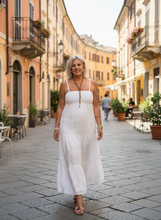 Lade das Bild in den Galerie-Viewer, DRESS MOOREA IVORY HOT LAVA
