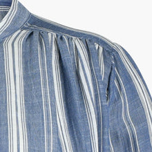 Lade das Bild in den Galerie-Viewer, TUNIKA BLOUSE OVERSIZE BLUE STRIPES SOFIE SCHNOOR
