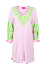 Lade das Bild in den Galerie-Viewer, S26 308 DRESS PLACE DU SOLEIL ROSA GREEN
