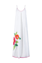 Lade das Bild in den Galerie-Viewer, S26 335 DRESS PLACE DU SOLEIL SHOULDERBAND BIG FLOWER EMBR
