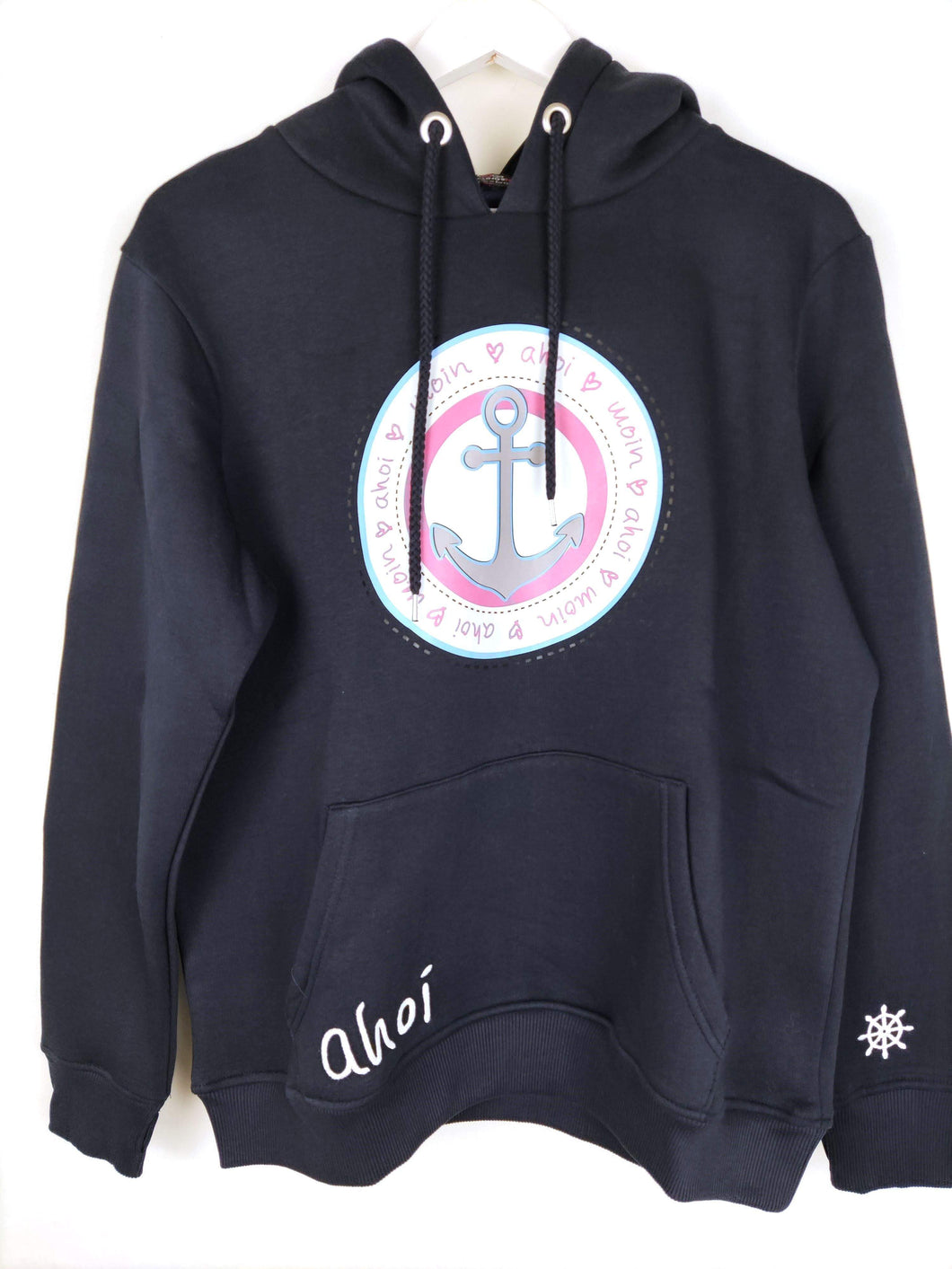 HOODIE MOIN AHOI NAVY - hippie style and more
