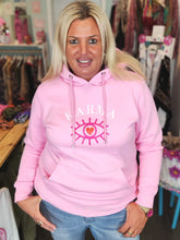 Lade das Bild in den Galerie-Viewer, HOODIE &quot;KARMA&quot; ROSA - hippie style and more

