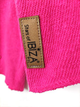 Lade das Bild in den Galerie-Viewer, PULLOVER STARS OF IBIZA &quot;HIPPIE LOVE&quot; PINK ONE SIZE-Stars Of Ibiza-Baumwolle,nachhaltig,pink,recycelt
