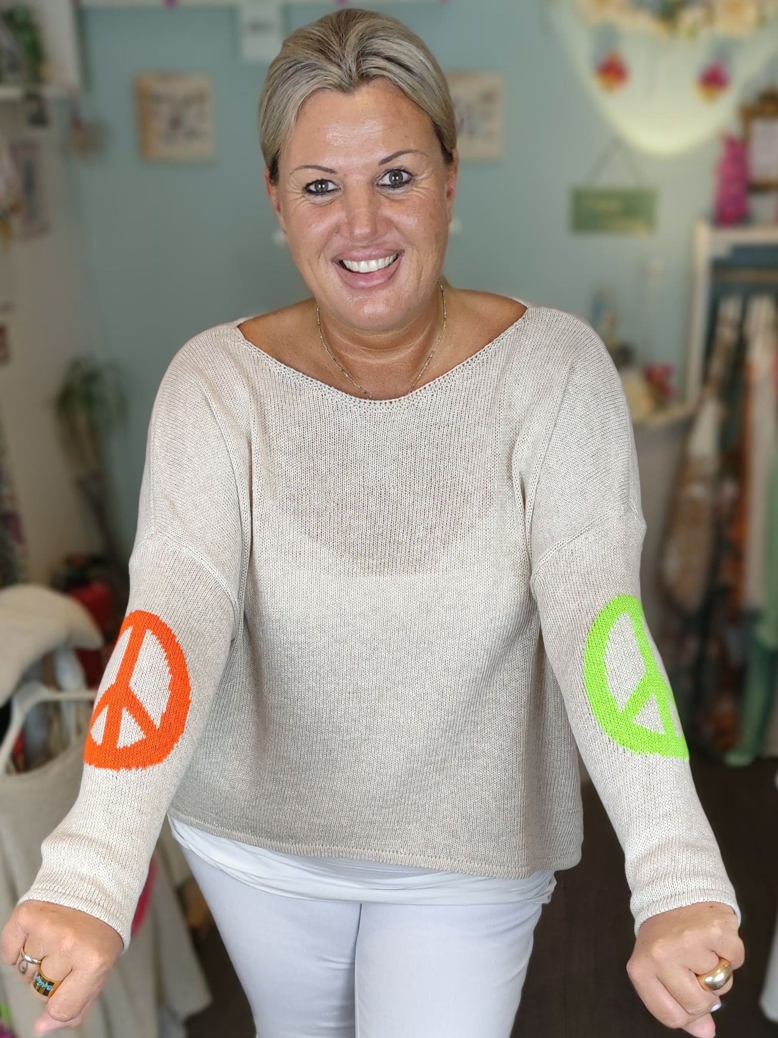 Neon Grauer Pullover Mit Aufdruck Neon Box Scribble Logo Hooded