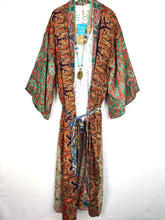 Lade das Bild in den Galerie-Viewer, KIMONO &quot;BE FABULOUS TODAY&quot; PAISLEY MULTICOLOR ONE SIZE
